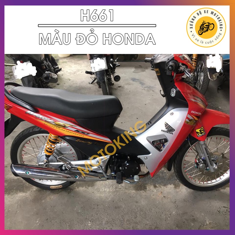 Sơn Samurai màu đỏ honda H661-200 - chai sơn xịt chuyên dụng dành cho sơn xe máy, ô tô