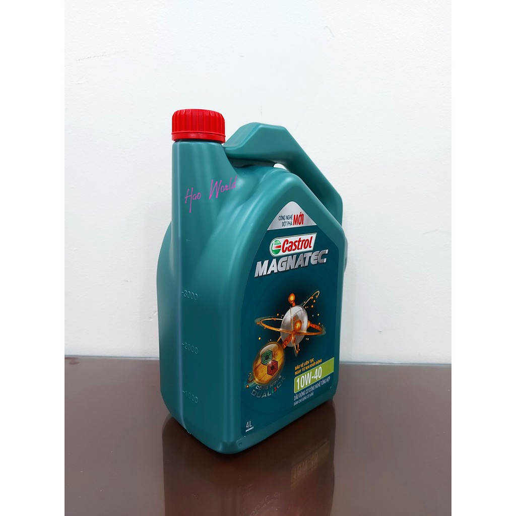 DẦU NHỚT BÁN TỔNG HỢP CAO CẤP CHO XE Ô TÔ CASTROL MAGNATEC 10W-40