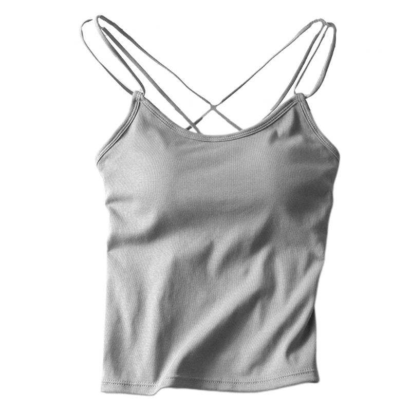 Áo Tank Top Dáng Ôm Màu Sắc Ngọt Ngào Thời Trang Mùa Hè Quyến Rũ Cho Nữ