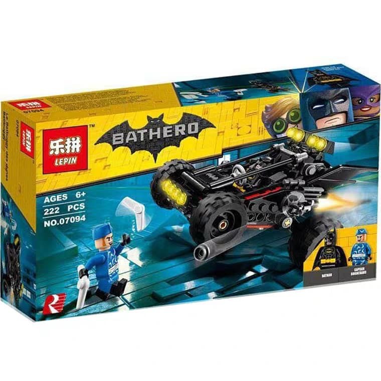 xả hết hàng - lắp ráp kiểu lego superhero xe địa hình của người dơi