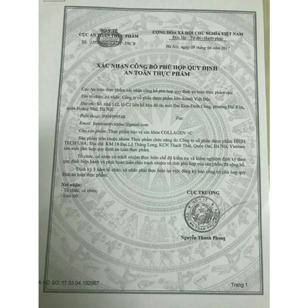 ĐẸP DA, SÁNG DA - COLLAGEN +C-60 viên | Thế Giới Skin Care