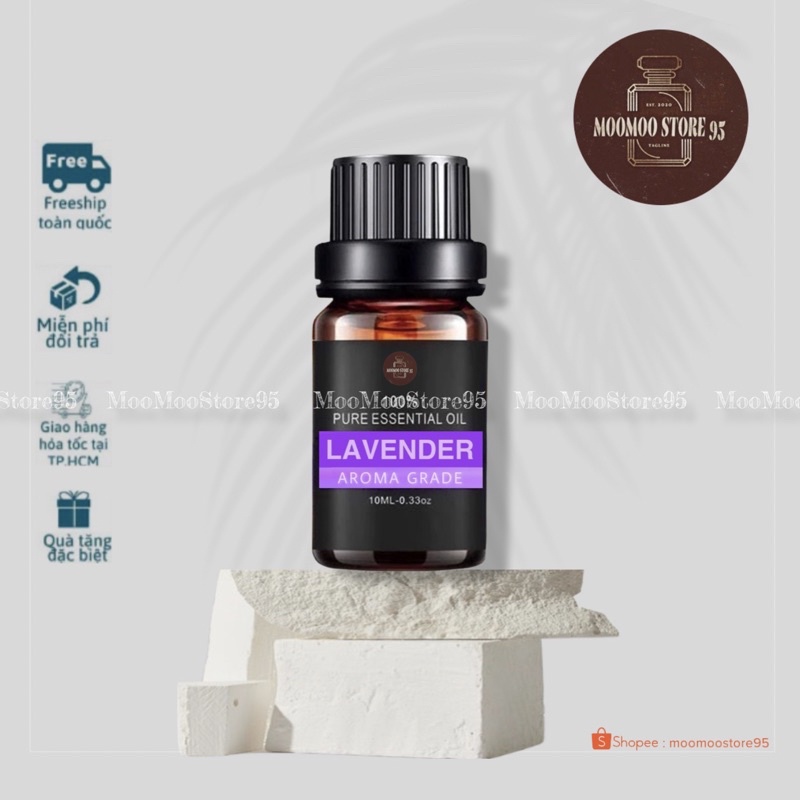 -𝐍𝐄𝐖- Tinh Dầu Nguyên Chất Hoa Oải Hương Lavender  𝐀𝐑𝐎𝐌𝐀 𝐎𝐈𝐋 Thailan 10ml /50ml