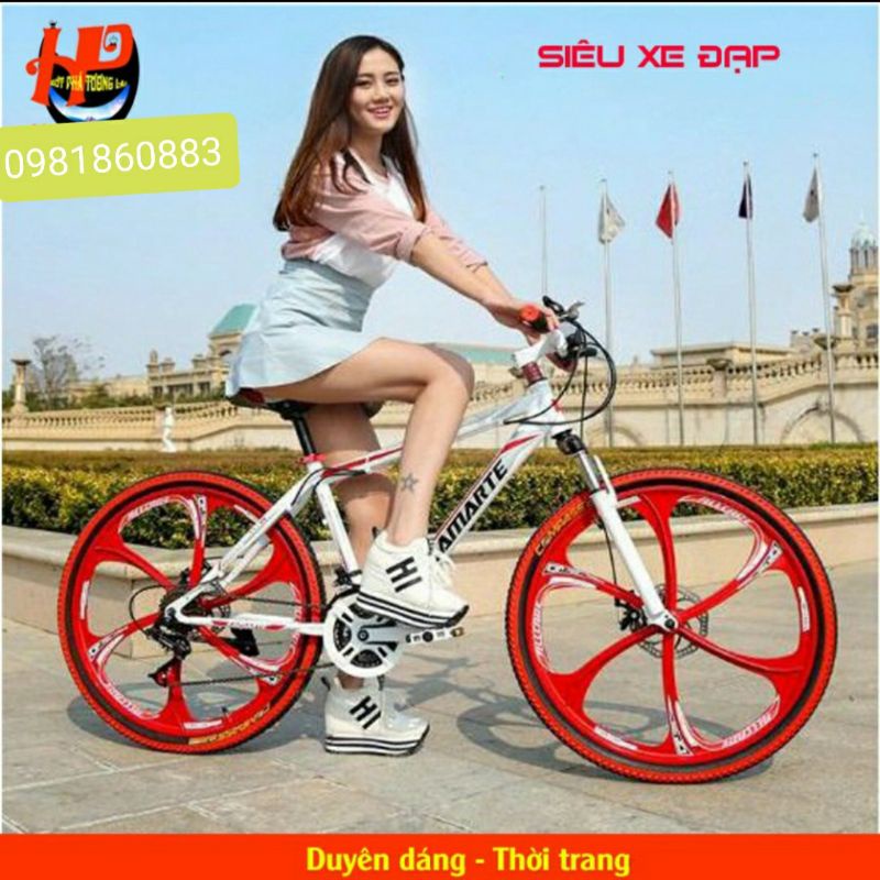 Xe đạp thể thao địa hình vành nhôm đúc