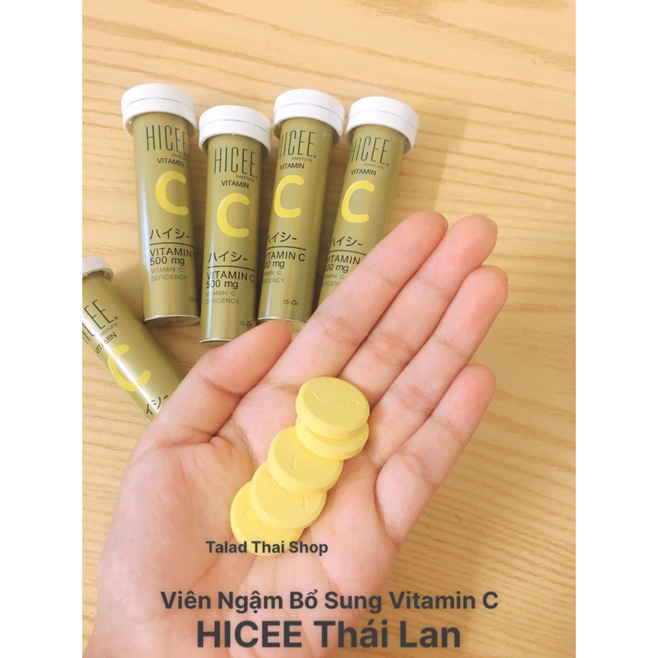 Viên ngậm bổ sung Vitamin C 500mg HICEE Thái Lan