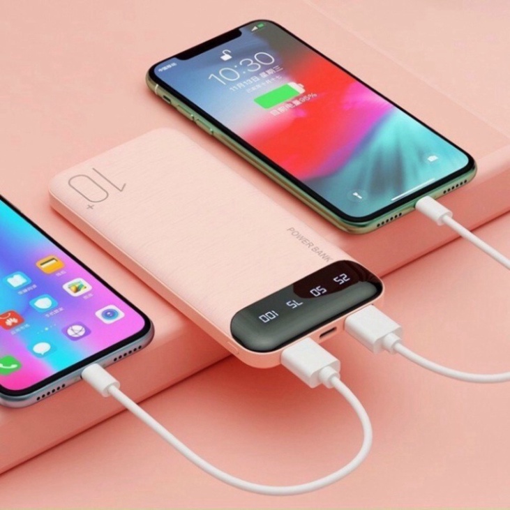Sạc dự phòng tích hợp màn hình Led Dung Lượng 10000MAH WK-16 phukienhkj