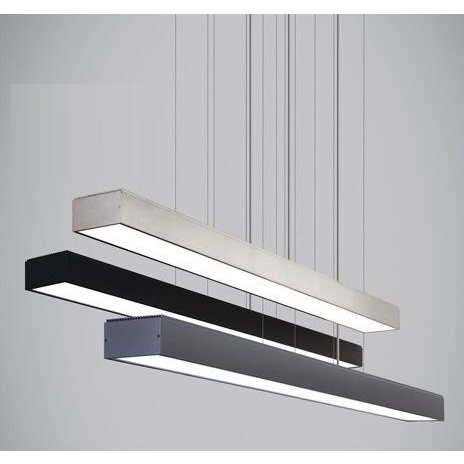 Đèn thả văn phòng cao cấp 1,2m 36w bản 70mm, 100mm (hợp kim nhôm)