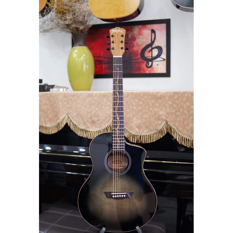 Đàn Guitar Acoustic Washbum BTS9 Chính hãng,Thương hiệu Mỹ Có EQ
