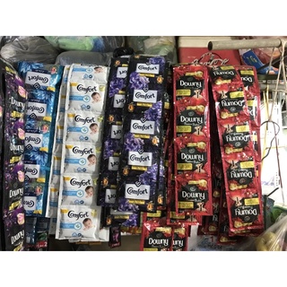 Dây nước xả quần áo Downy và Comfort 10 gói x 20 ml