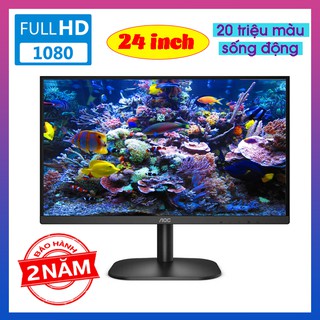 Màn hình máy tính AOC 24B2XHM/74 19inch/24inch tấm nền IPS 16 triệu màu, bảo vệ mắt, bảo hành 24 tháng