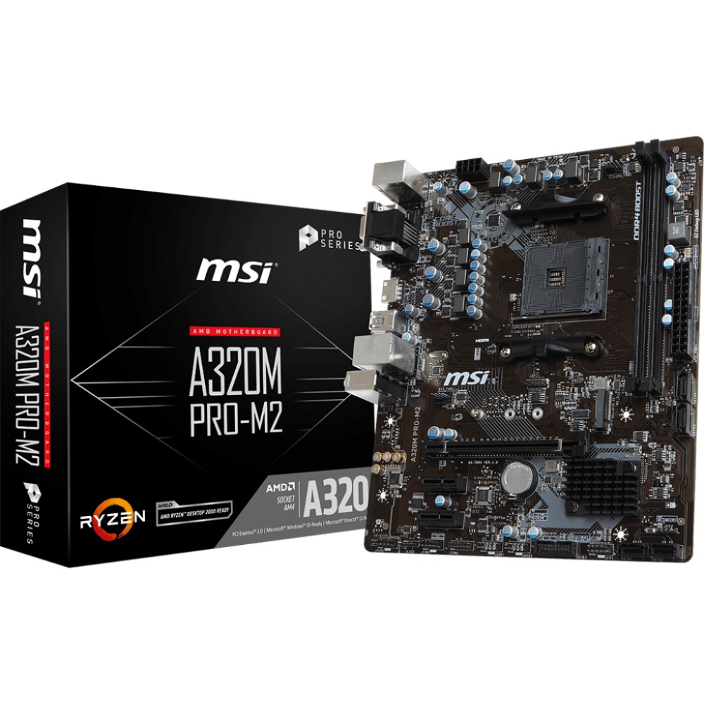 [FREESHIP 99K]_Mainboard MSI A320M PRO-M2 V2 Socket Am4