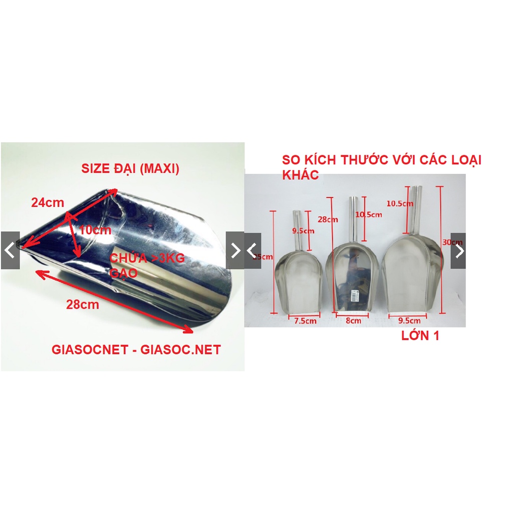 BỘ 10L  VÁ MÁNG XẺNG INOX XÚC GẠO-ĐÁ-ĐẬU-CÀ PHÊ-ĐIỀU-CÁM-BỘT-HẠT NHỰA