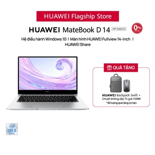 Máy Tính Xách Tay HUAWEI MateBook D 14 i5 (8+512G) | Màn Hình HUAWEI FullView