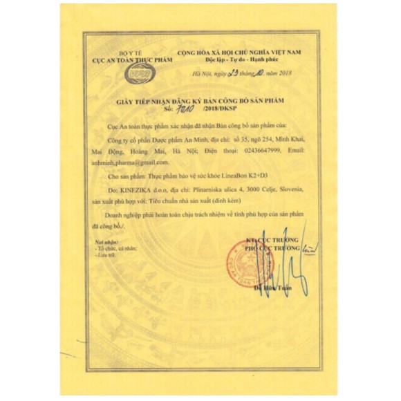 Lineabon K2+D3 - Bổ sung vitamin K2, D3 giúp hấp thu canxi tối đa - Chai 10ml | BigBuy360 - bigbuy360.vn