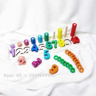Đồ chơi đếm số bằng gỗ