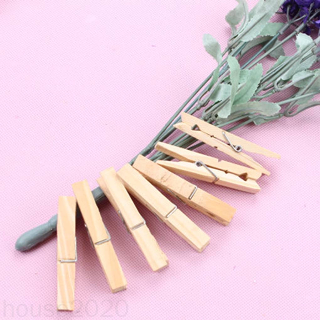 Kẹp gỗ treo ảnh/quần áo mini DIY 2020