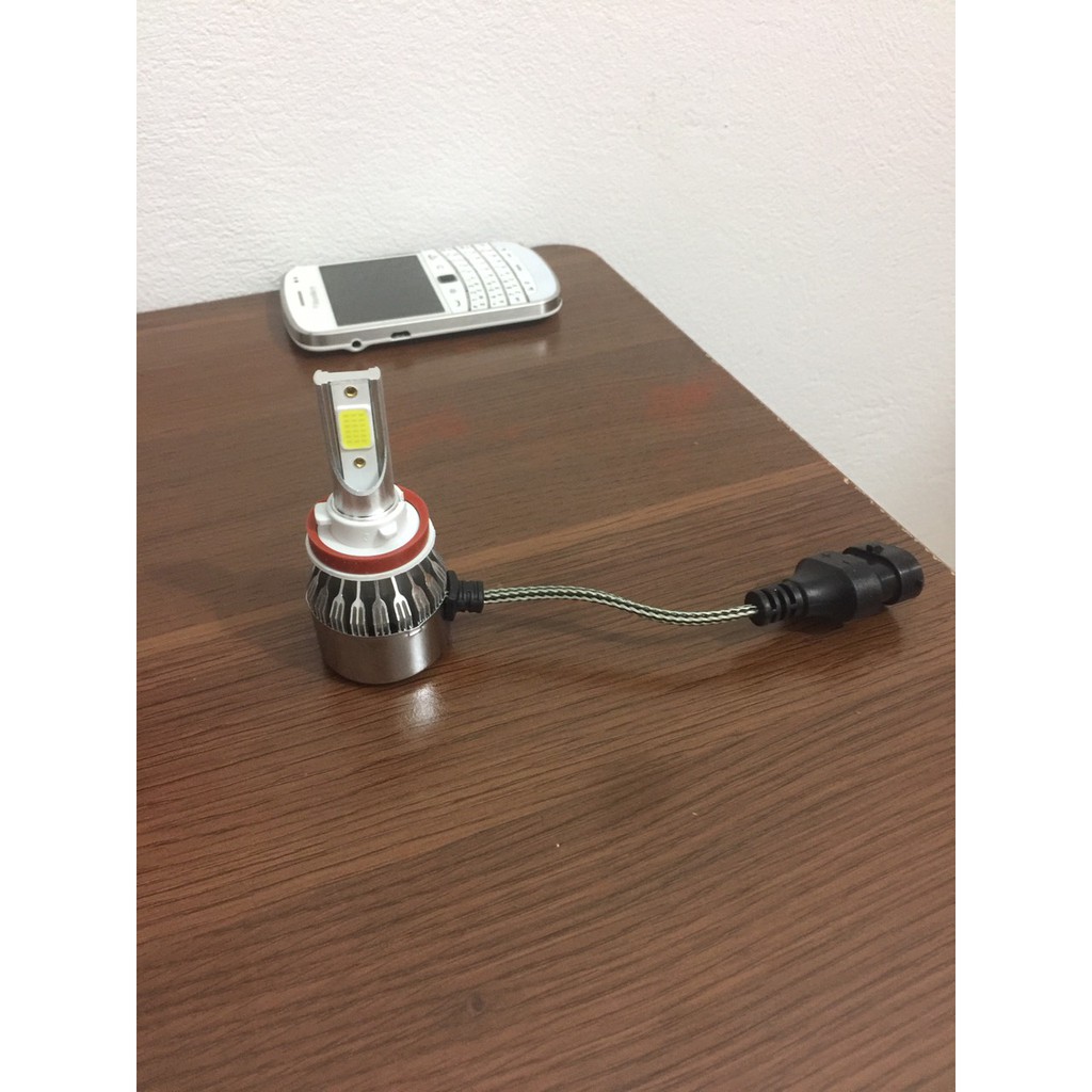 1 BÓNG LED C6 các chân H1 H11 H4 H7 36W siêu sáng