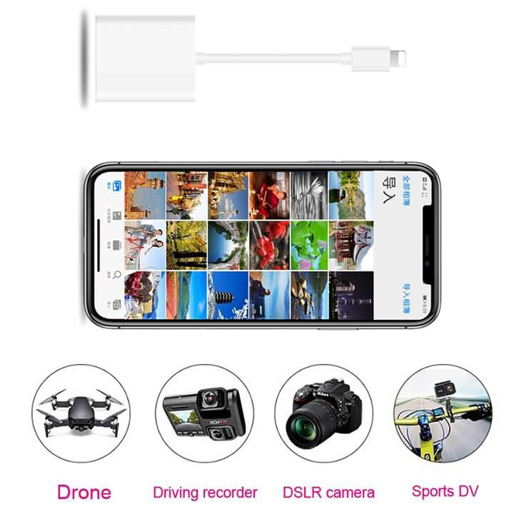 Đầu đọc thẻ iPhone iPad ( SD / Micro SD )