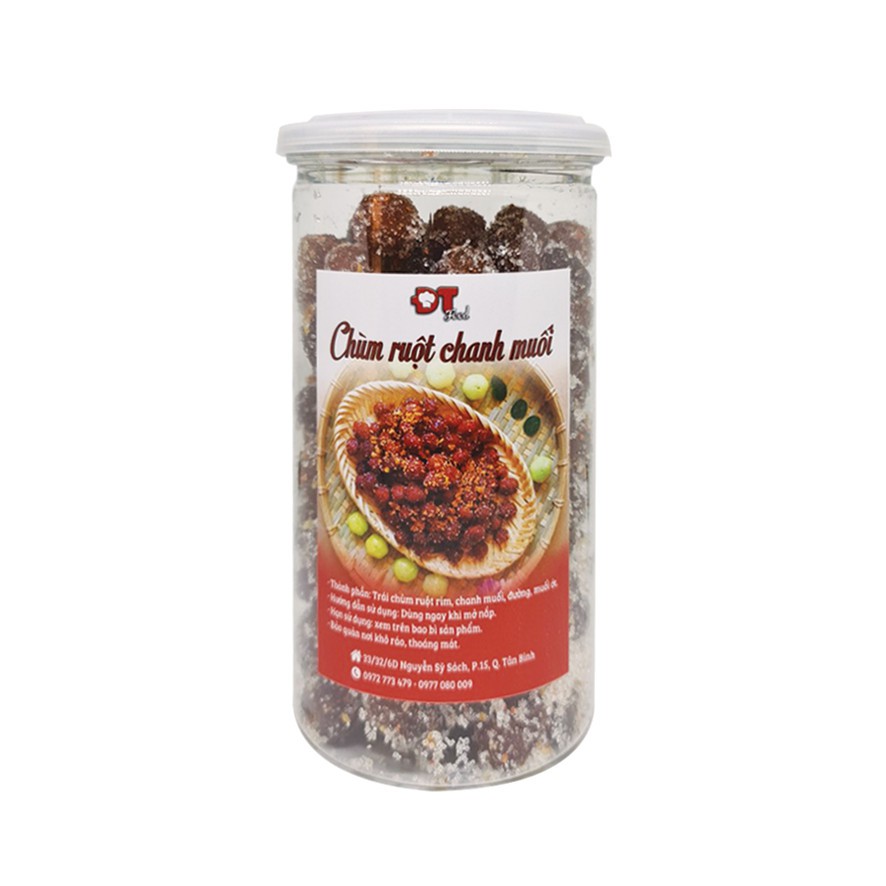 Chùm ruột chanh muối DTFood 500g -Vị cay cay chua ngọt cực ngon