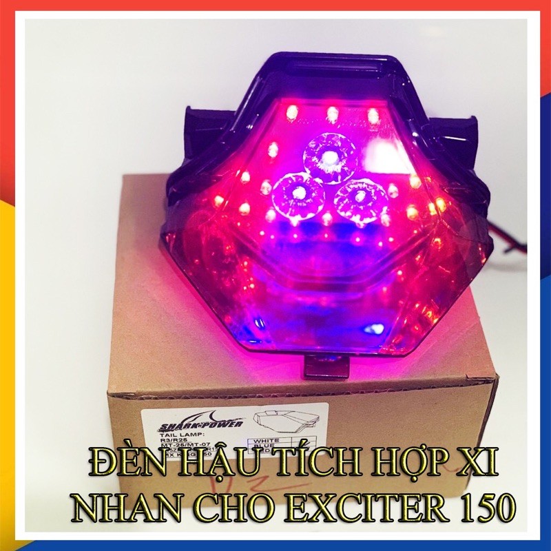 Đèn hậu xi nhan tích hợp gắn exciter 150