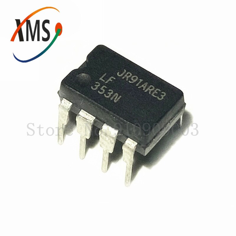 10 chiếc Lf353P Dip8 Lf353N Dip-8 Ti Jfet-Input Duplo Hoạt Động Lf353 Nhúng