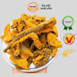 Da Cá Sấy Trứng Muối Tặng Kèm Tương Ớt Da Cá Nhà Chiên Cực Giòn Ngậy, Ăn Là Nghiền Hũ 250g - Đồ Ăn Vặt Nhà Làm