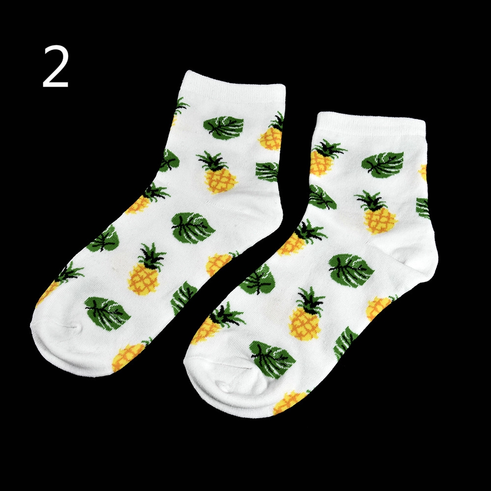 Vớ Cotton Họa Tiết Trái Cây Ngộ Nghĩnh Dành Cho Cả Nam Và Nữ