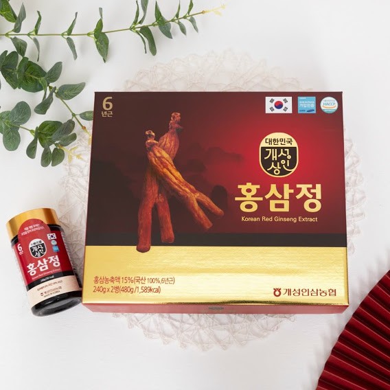 Cao Hồng Sâm Hàn Quốc Nonghyup hộp 2 lọ 240g