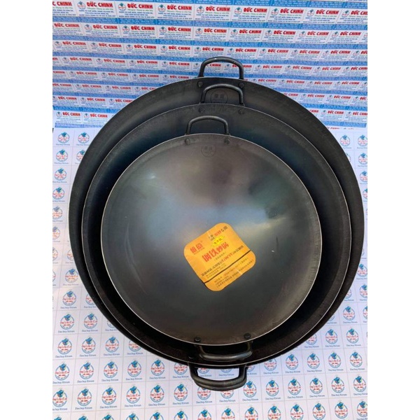Chảo thép cabon,  chống dính,xào, rán  rang ,2 quai