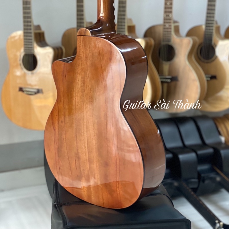 Đàn Ghita Vọng Cổ Phím Lõm Mã ST-VC02 Gỗ Bắc Phi Nguyên Tấm Chính Hãng ST.Real Guitar Sài Thành