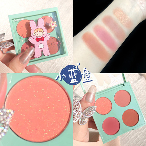 Phấn Má Hồng SWEET MINT Má hồng Blush 4 Ô Nhũ Lì Put Your Hands Up lì và nhũ ánh kim ngọt ngào | BigBuy360 - bigbuy360.vn