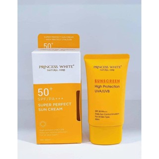 [DATE MỚI NHẤT] KEM CHỐNG NẮNG PRINCESS WHITE (THẾ HỆ MỚI) CHAI 50ML