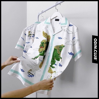 Áo sơmi cộc tay casab, áo sơmi ngắn tay odin, local brand odin club