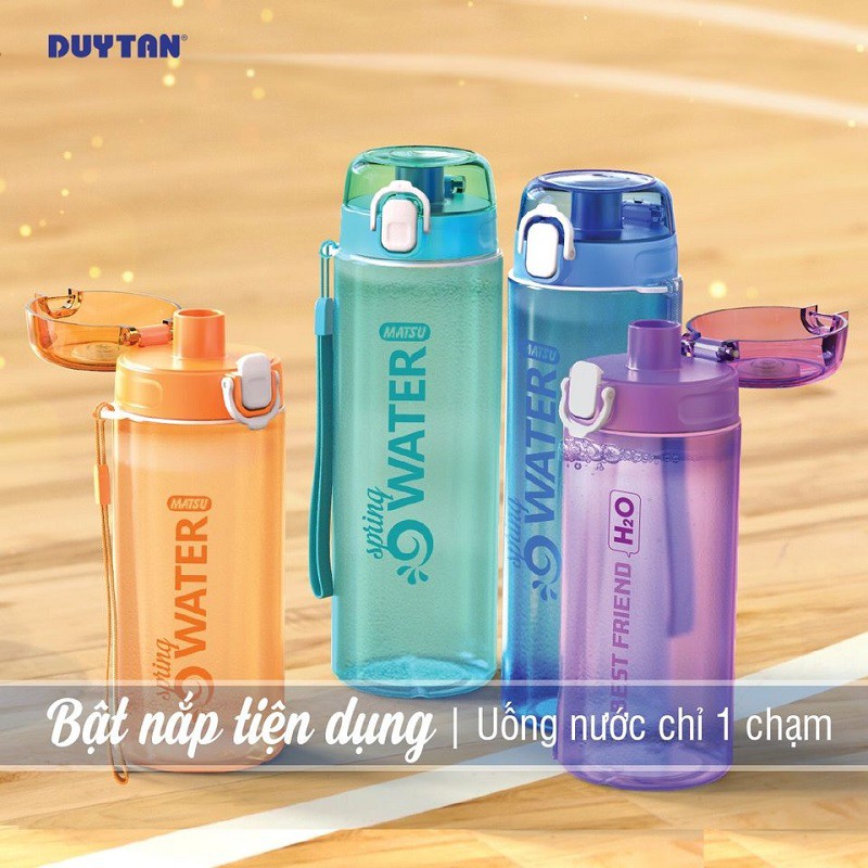 [Mã BMLTA50 giảm 10% đơn 99K] Bình nước thể thao nhựa Duy Tân SPRING nhiều dung tích - 500ml hoặc 700ml