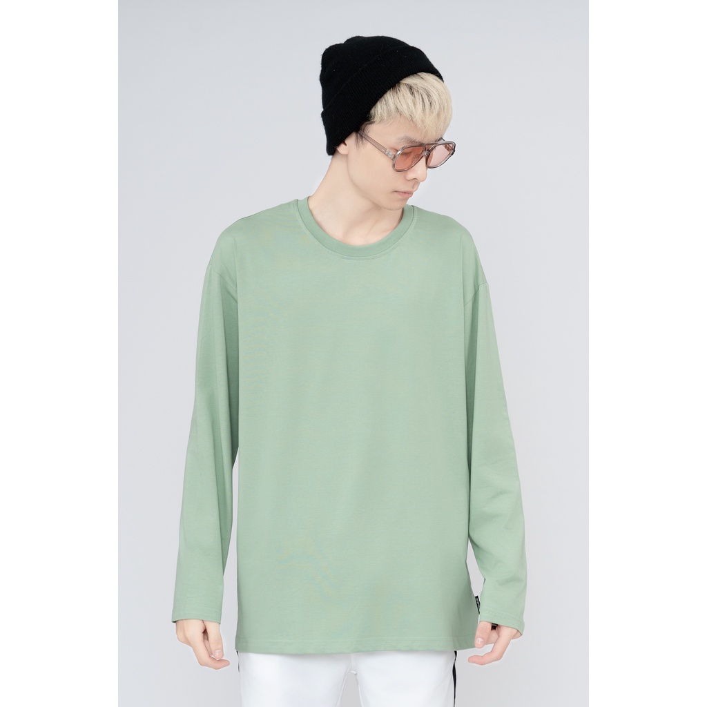 Áo thun dài tay N7 Unisex basic tee sweater nam nữ phông trơn