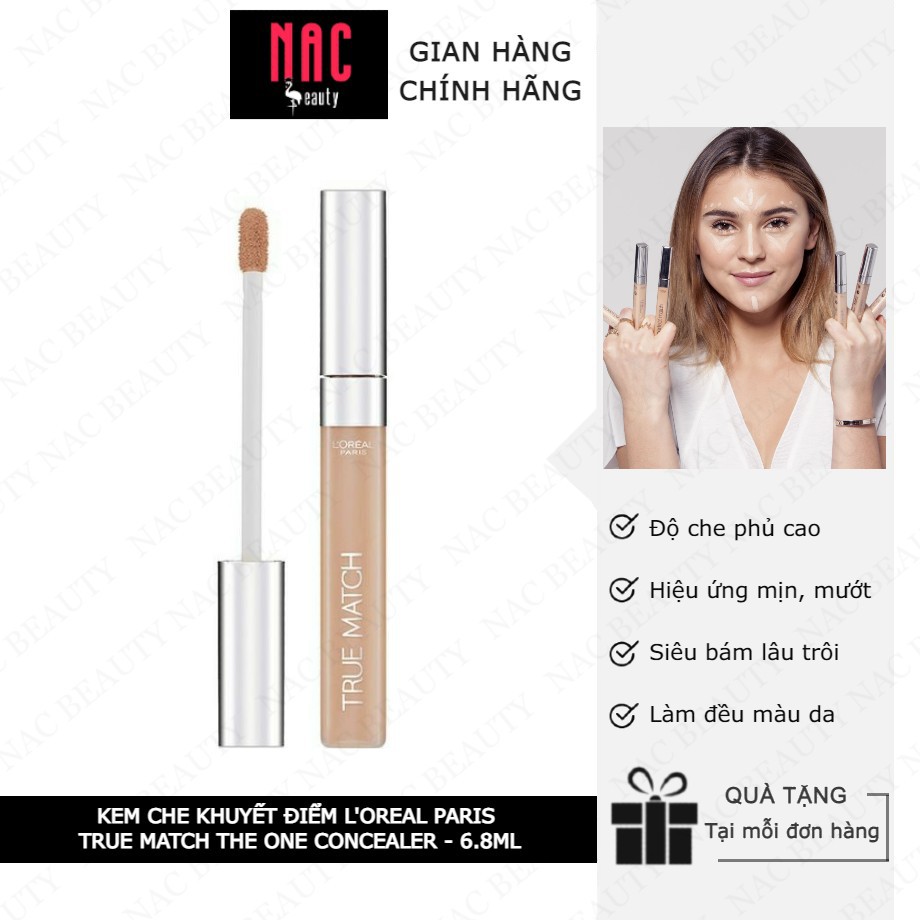 Kem che khuyết điểm L'Oreal Paris True Match The One Concealer 6.8ml