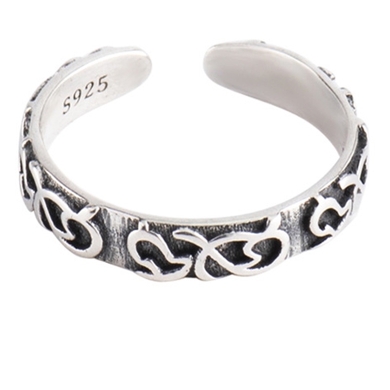 Nhẫn Bạc Nữ S925 Phong Cách Retro Thái Lan N1729 - Bảo Ngọc Jewelry