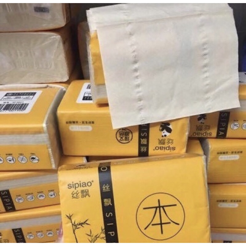 COMBO 6 GÓI GIẤY ĂN GẤU TRÚC SIÊU DAI MỖI GÓI 300 TỜ