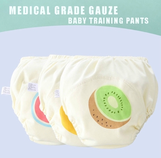 Quần Tã Bằng Cotton Họa Tiết Trái Cây Xinh Xắn Dành Cho Các Bé
