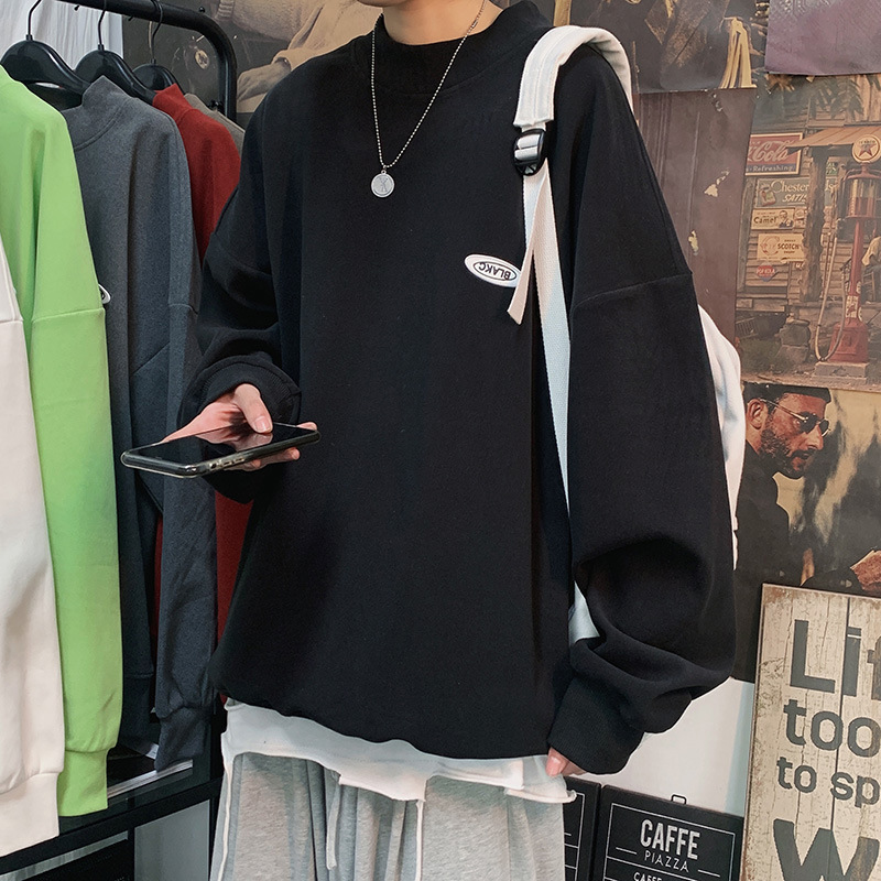 Áo sweater nỉ cotton dài tay thời trang | BigBuy360 - bigbuy360.vn