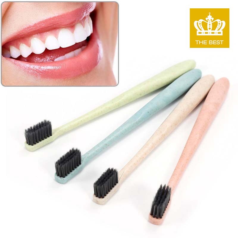 [Hàng mới về] Bàn chải đánh răng than tre hoạt tính chất lượng cao