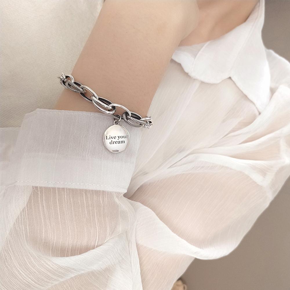 Vòng Tay Thái Lan Mạ Đồng Có Thể Điều Chỉnh Kích Cỡ Phong Cách Hàn Quốc|Mặt Dây Chuyền Hình Trái Tim