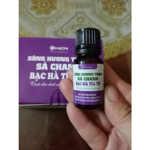 Tinh dầu hương tràm sả chanh bạc hà tía tô 10ml