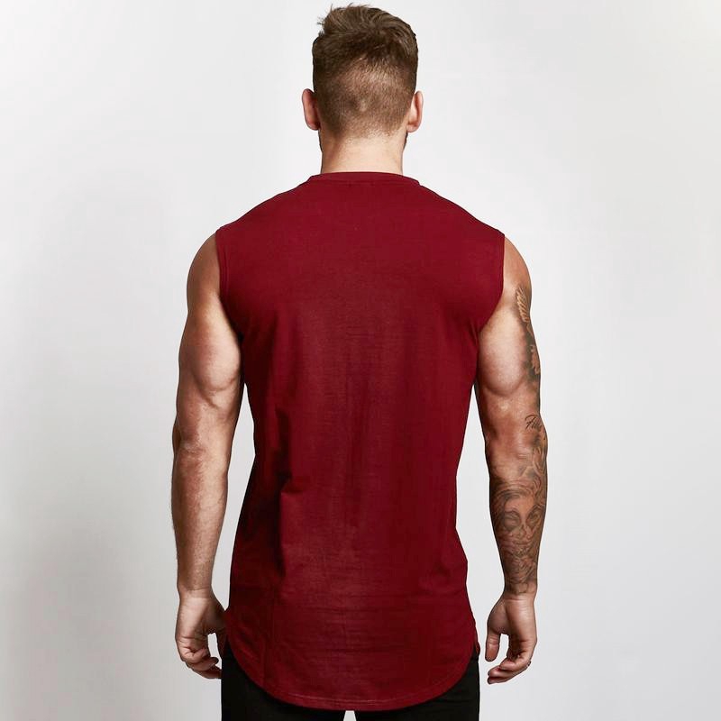 Áo Tank Top Thể Thao Chất Cotton Thiết Kế Đơn Giản Cho Nam