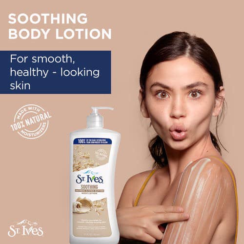 Sữa dưỡng thể St.Ives Yến Mạch và Bơ 621ml