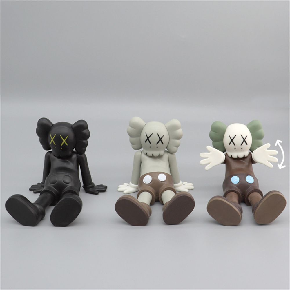 MUVAKO Mô Hình Búp Bê Kaws Mini 10cm Nhiều Màu Sắc Dùng Trang Trí