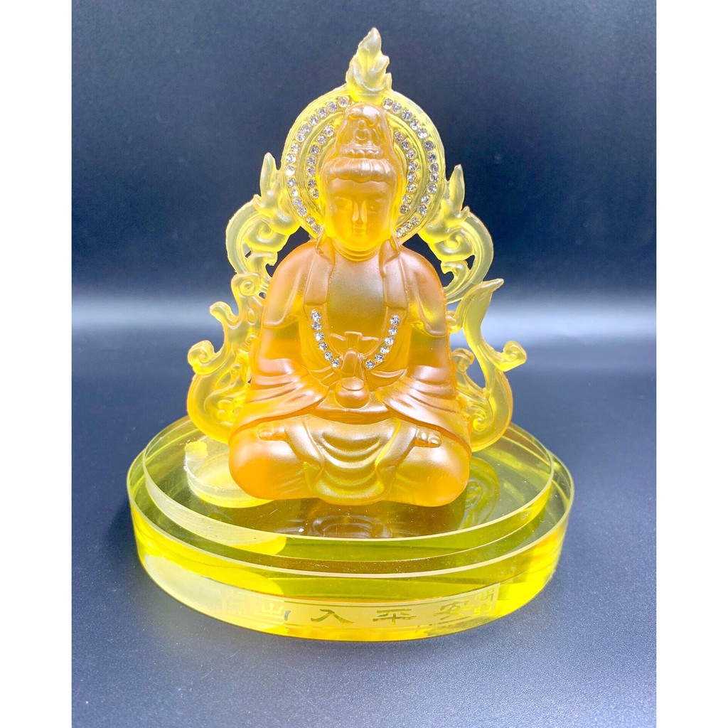 Tượng Phật Bà Quan Thế Âm Bồ Tát Lưu Ly Mang Lại Bình An, Hạnh Phúc (tặng thêm 1 vòng tay
