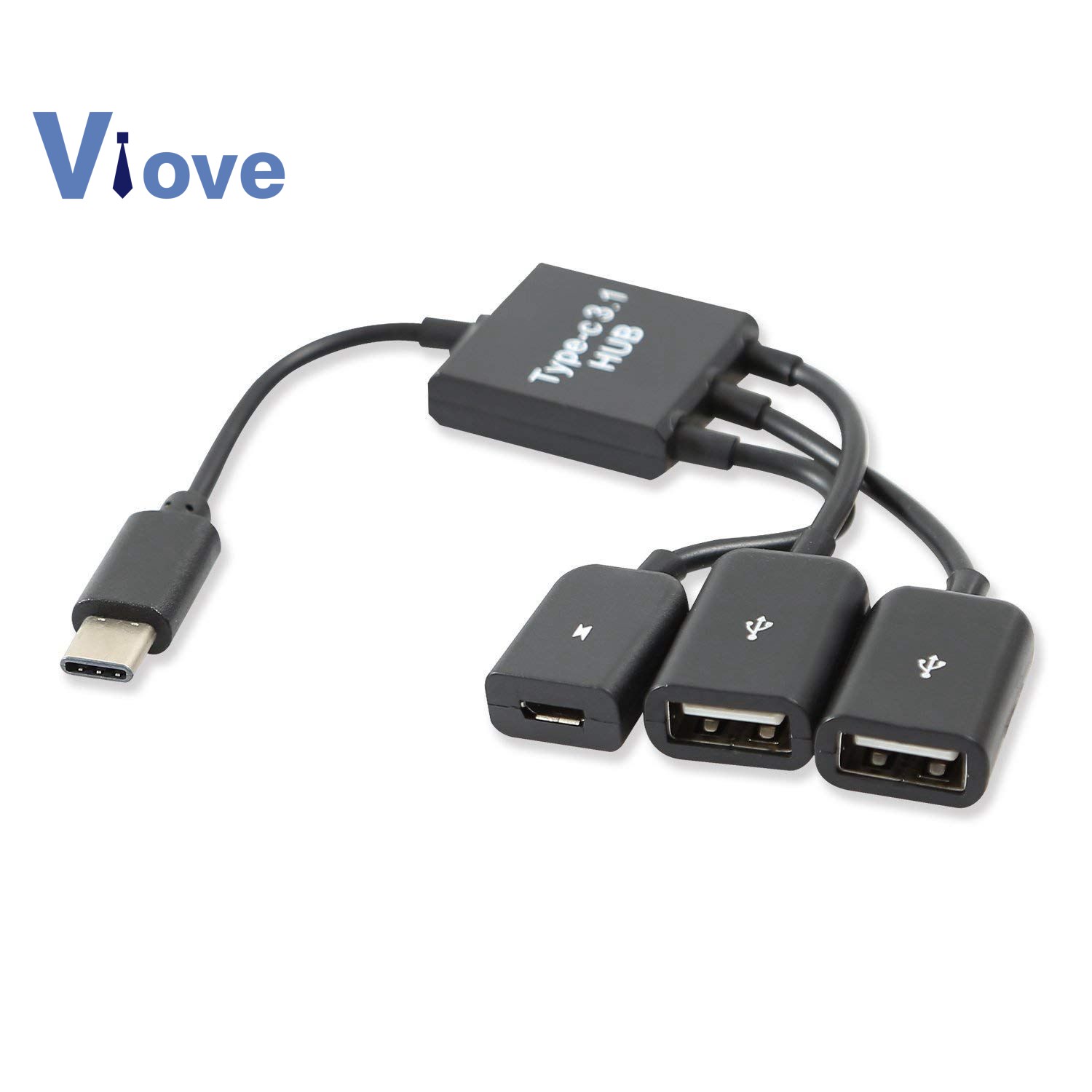 Usb 3.1 Loại C 2.0 Female + Micro-Usb Female Hub