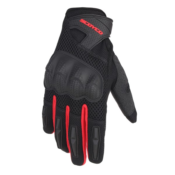 GĂNG TAY MOTOR SCOYCO-MC58-2-RED/BLACK/BLUE/GREEN