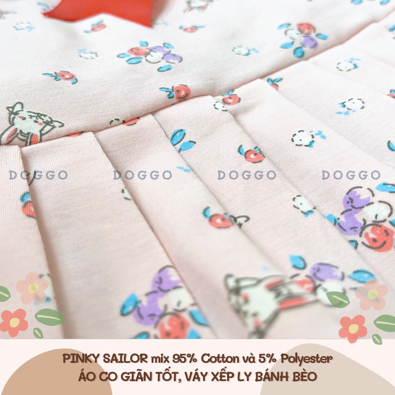 Áo Váy Thun Ba Lỗ DoggoStyle Vải Cotton Co Giãn Mùa Hè Cho Chó Lớn Size Bự Corgi Bull Pháp Pug Mặt Xệ Lạp Xưởng