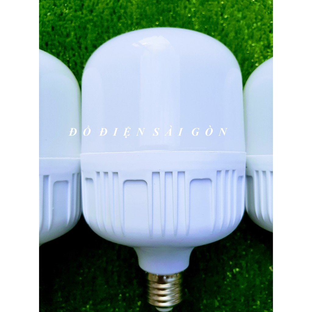 Combo 3 Bóng Đèn Led Buld Trụ 30W Lớn Ánh Sáng Trắng Tiết Kiệm Điện